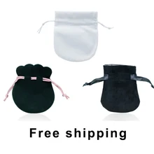 RLLEN, Шарм, Женское кольцо, украшенное бисером, ювелирное изделие, Черная защитная бархатная сумка, простой брендовый Подарочный мешок, фабричная тканевая сумка