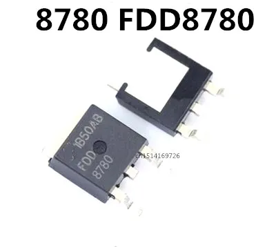 

Оригинальные новые 5 шт./8780 FDD8780 35A/25 в TO-252