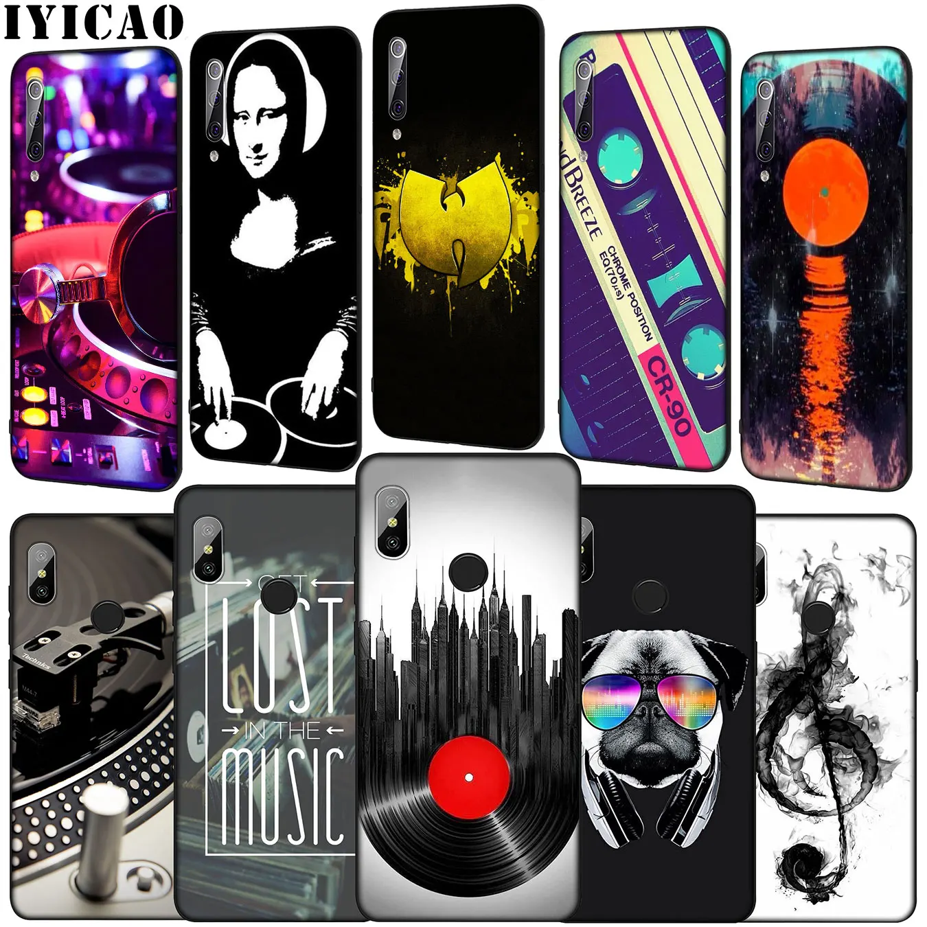 Мягкий чехол для телефона IYICAO dj music art Для Xiaomi Mi 10 9 9T A3 Pro CC9 CC9E 8 SE A2 Lite A1 6 pocophone f1 Mi9 |