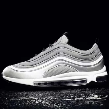 

Men Running Shoes Breathable Mesh Air Cushion Fashion Sport Shoes For Men Height Increasing Outdoor Casual Men's Sneakers