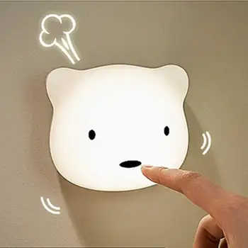 

LED 3Colors Dimming USB Charging Magnetic Suction Night Lamp with Touch Control