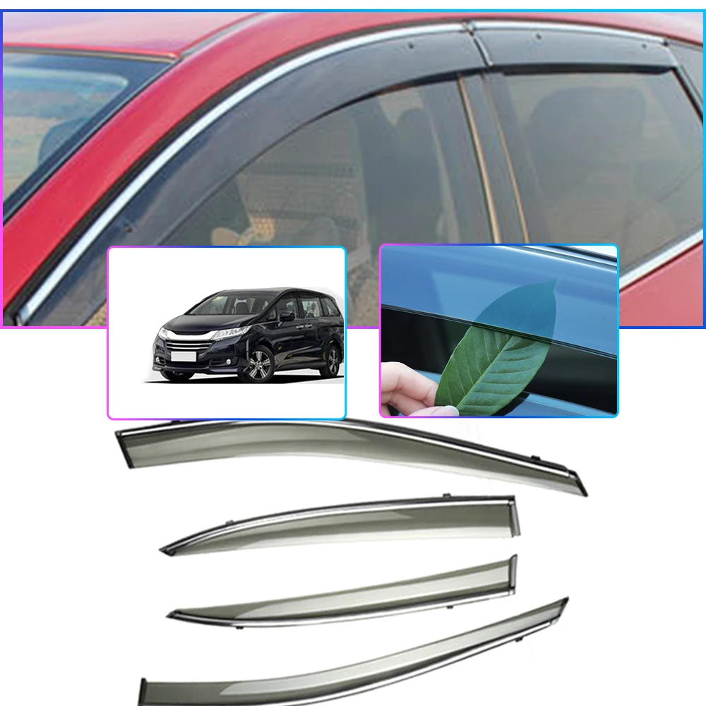 Козырек от дождя и дыма для Honda Odyssey 2009 2010 2011 2012 2013 2014 аксессуары 4 шт.|Навесы