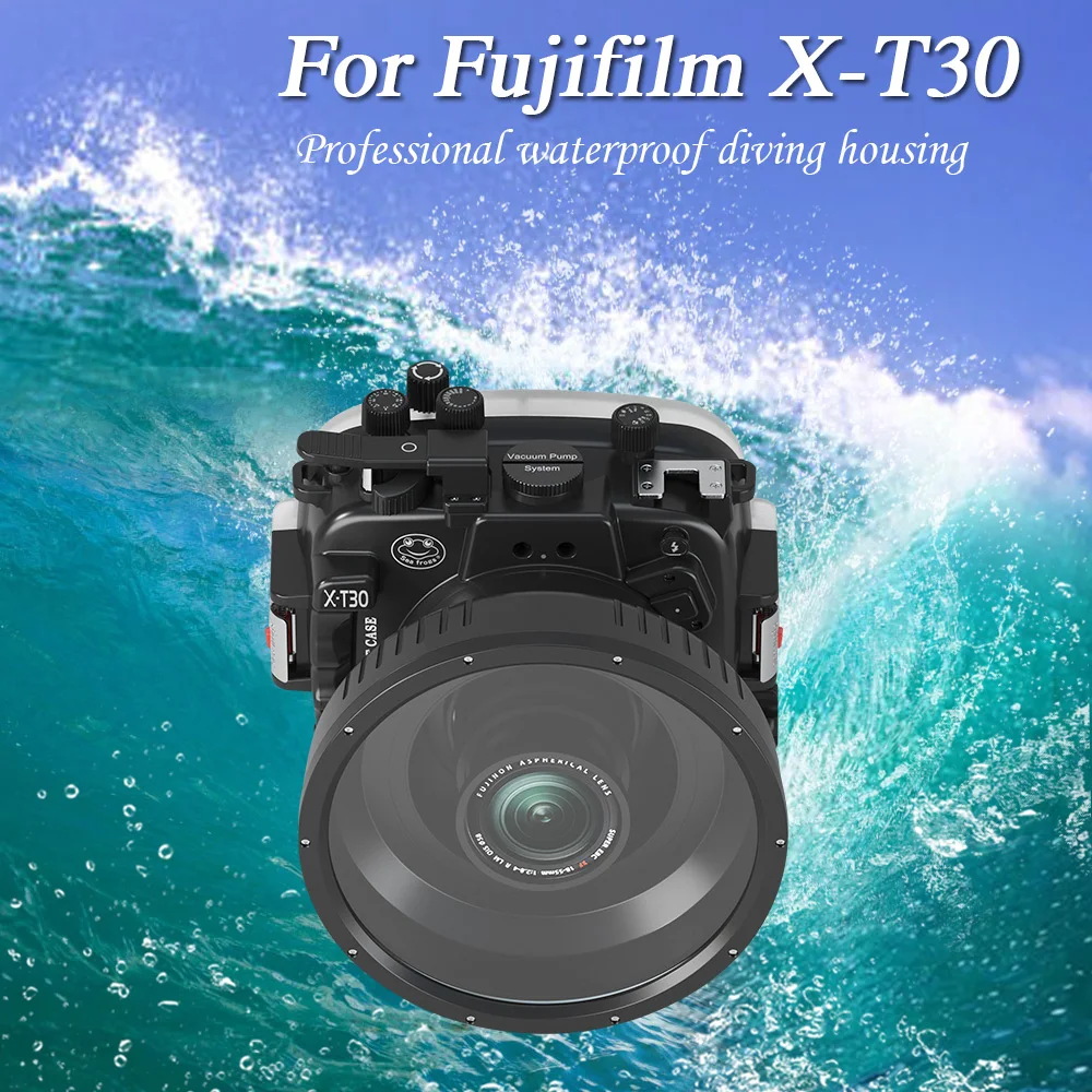 

Seafrogs Hot Sale 40m/130ft Underwater Diving Case Waterproof Camera Housing For Fujifilm X-T30