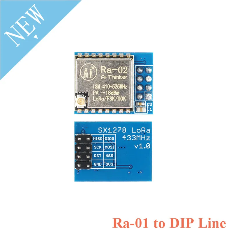 SX1278 LoRa модуль Ra-01Ra-02 LoRa распределенный спектр беспроводной модуль передачи 433 МГц/SPI DIP переводчик Ra-01 Ra-02 для умного дома