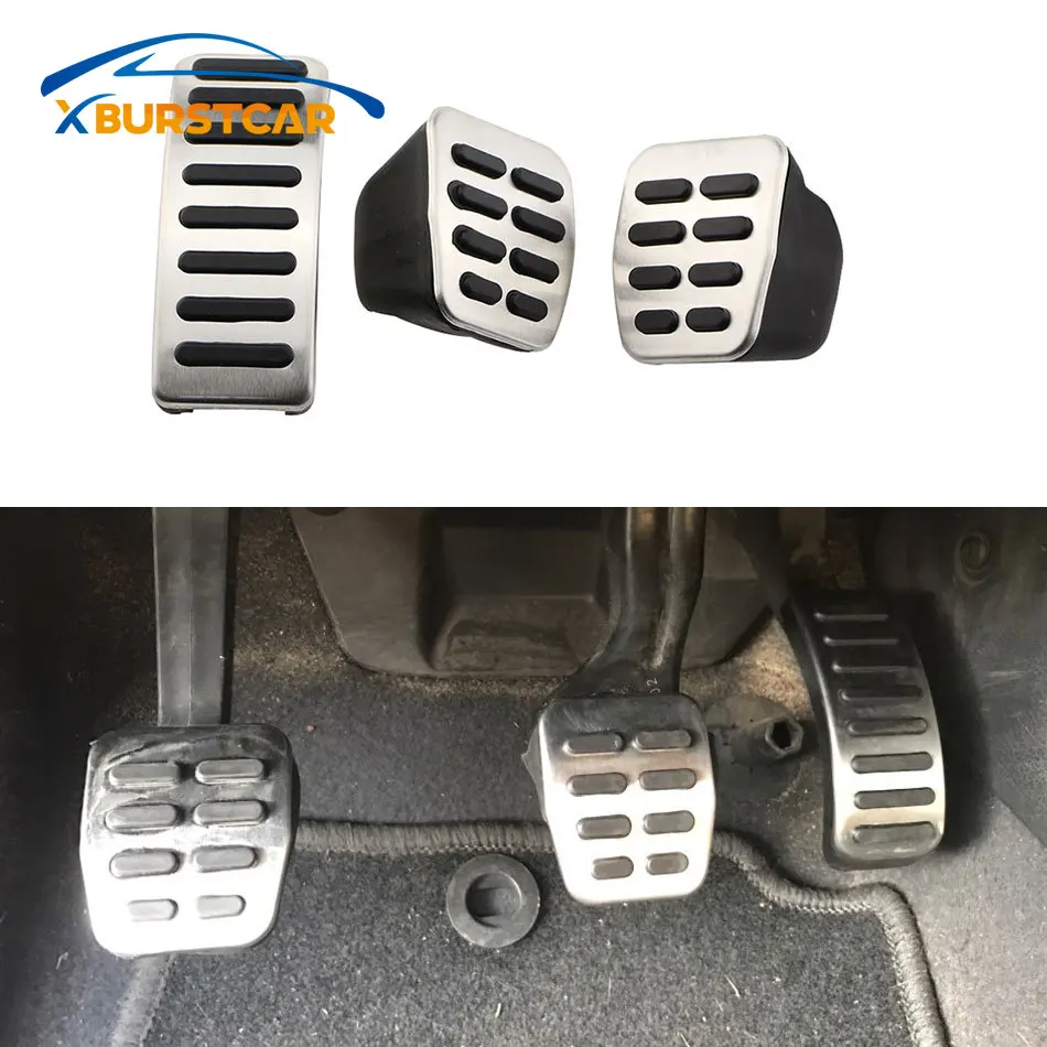 Автомобильные тормозные педали из нержавеющей стали для Audi TT A1 A2 A3 VW Golf 3 4 Polo GTI 9N3