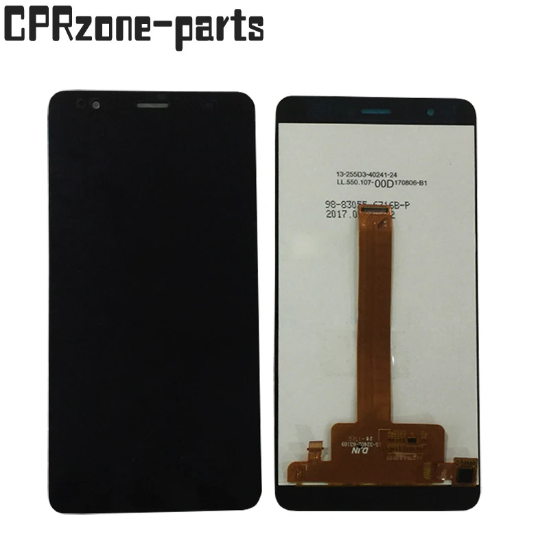 

5.5" Black / White For Highscreen Fest XL / Fest XL Pro LCD display with touch screen digitizer sensor assembly free shipping