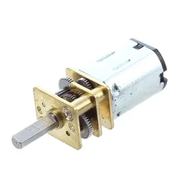 

DC Deceleration Speed ​​Electric M20 12V 0.06 A 80 RPM N20 Silver + Gold Geared