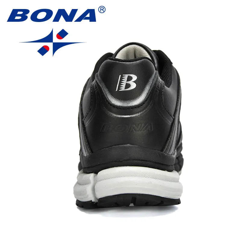BONA New Designers Action Leather Trendy Running Shoes Men Outdoor Sneakers Man Walking Jogging Shoes Athletic Footwear