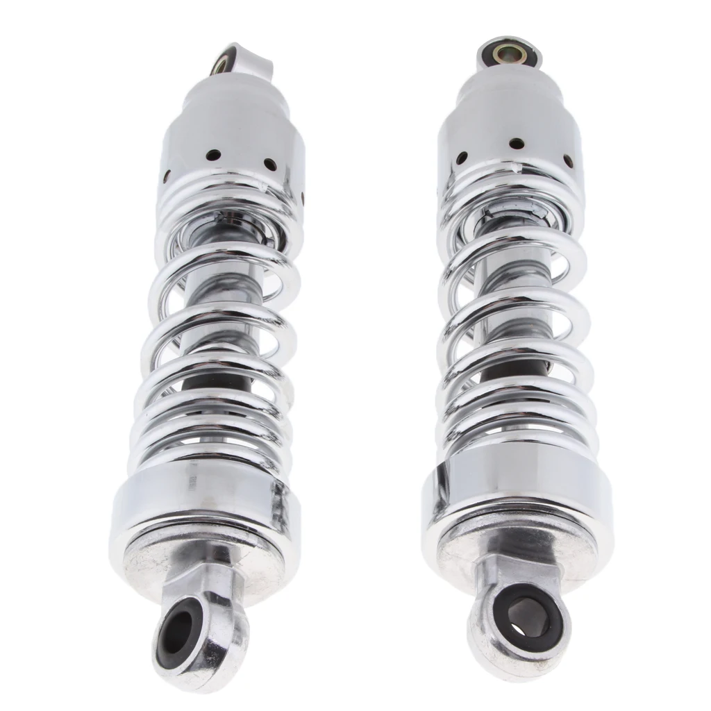 27cm Chrome Rear Motorcycle Shocks Suspension Absorber For HONDA GN250 CA250