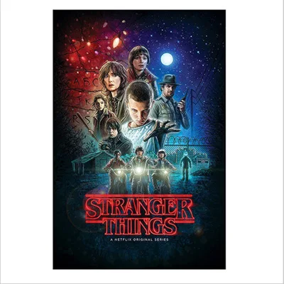 

Stranger Things Movie Poster Home Decoration Canvas wu kuang hua xin Foreign Trade Explosion