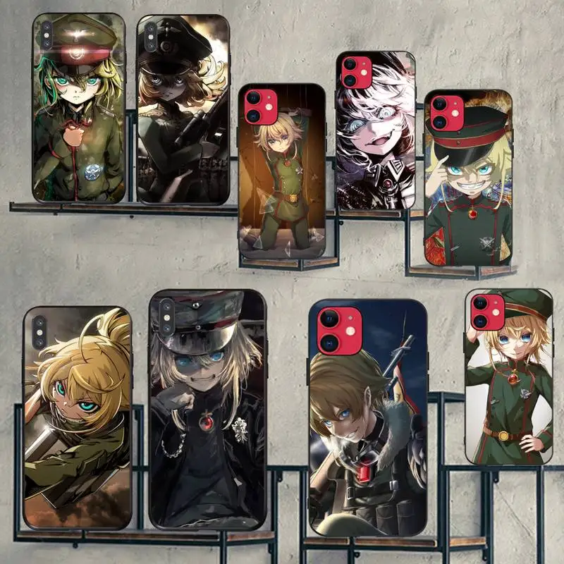 NBDRUICAI Youjo Senki Аниме новое поступление черный чехол для мобильного телефона iPhone 11 pro