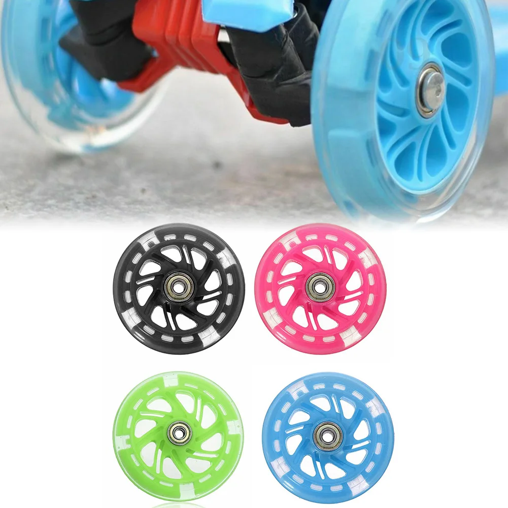 Children Scooter Skate Wheels LED Flash Wheel Flashing Lights Back Rear
