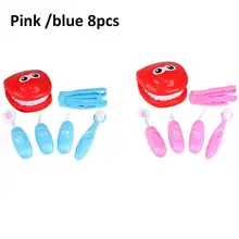 8 шт., игрушка для ролевых игр, проверка зубов, Стоматологическая модель, набор, медицинский набор, ролевые игры, моделирование, обучающие игрушки для детей