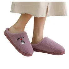 Home Shoes Men Slippers Home Slippers Women's Mens Fashion Couples Warm Non-slip Floor Home Slippers Indoor Shoes Chinelo