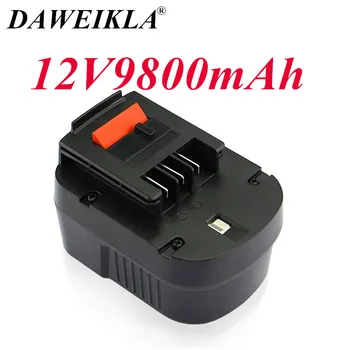 

9800ma 12V Rechargeable Tool Battery forBlack&Decker A12 A12EX FSB12 FS120B A1712 HP12K HP12 Ni-MH Replacement Drill Battery Sp