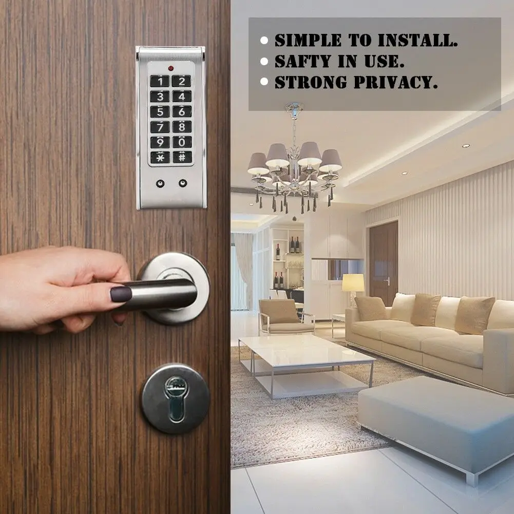 Комбинация ящиков с паролем из нержавеющей стали электронный замок для