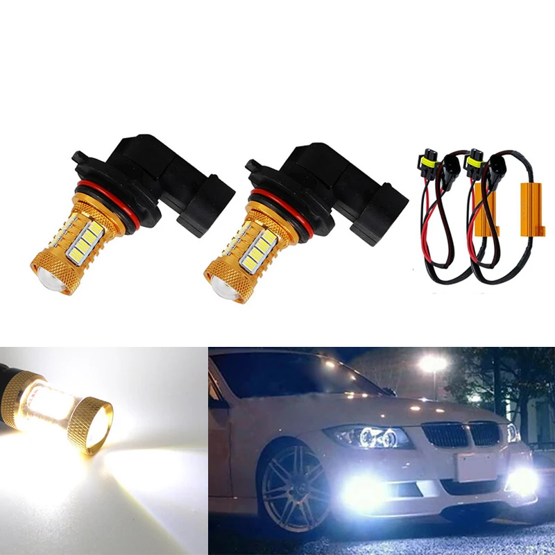 

2x H11 H8 HB4 9006 Canbus No Error 4014 LED 32SMD Bulbs White 6000K Fog Light Replacement LED Bulbs