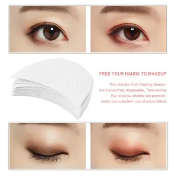 

20pcs Professional Eyeshadow Pad Shields Under Eye Patches Disposable Eyelash Extensions Pads Protect Pad Eyes Lips Makeup Tool