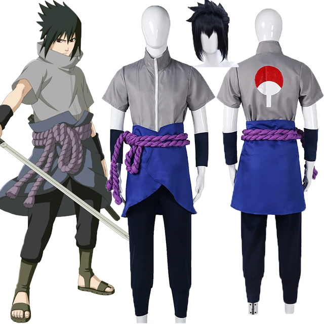 Anime Cosplay Uchiha Sasuke Costumes For Adults Naruto