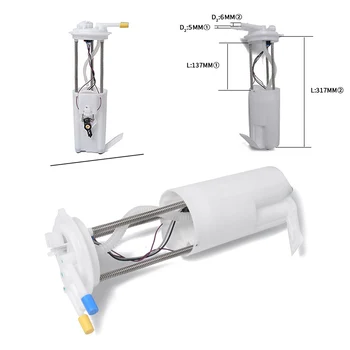 

FG0099 Car Fuel Pump Module Assembly For Chevrolet Express 1500 2500 3500 For GMC Savana 1500 2500 3500 2001-2002