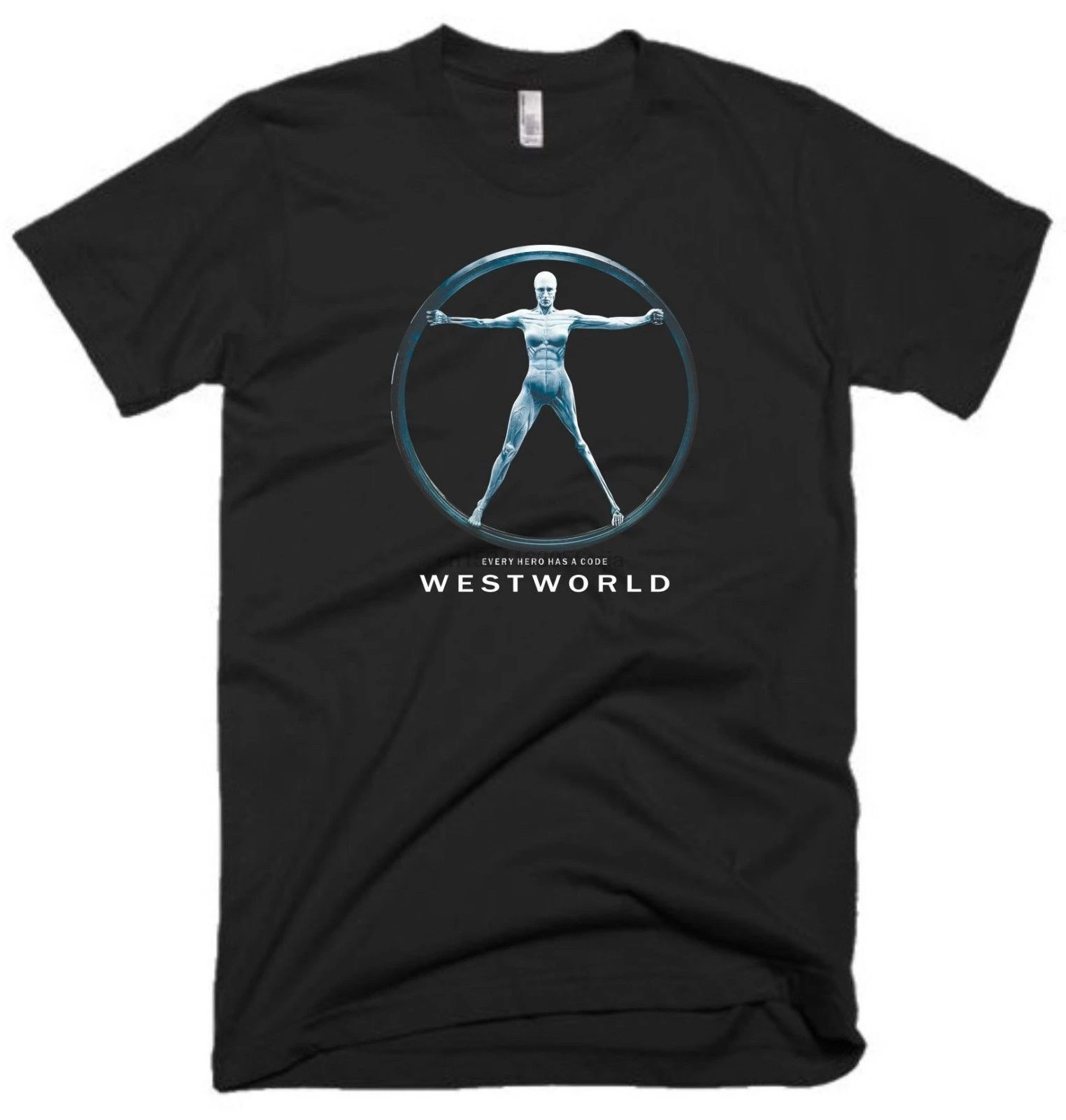 Футболка Westworld с пародией западного мира ТВ-сериалов фанатов научной фантастики