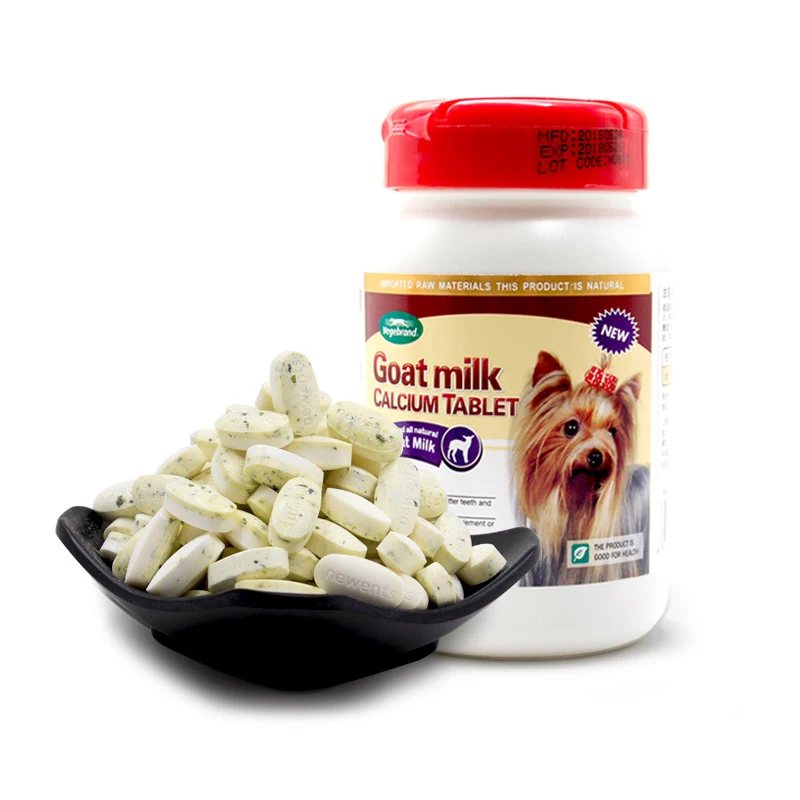 Pet Calcium Tablet Teddy Puppy Development Pregnant Dog Calcium Supplement Dog Health Goat Milk