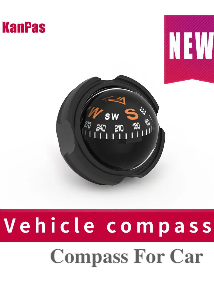 Automotive/Car Dashboard Small Size Compass Simple Style Motorcycle Driving Navigation