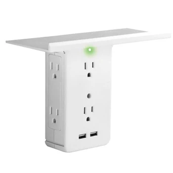 

US Plug Pallet Wall Plug Bracket Wall Plug Multi-Function Plug Socket Rack Tray Socket Stable Voltage Simple Style