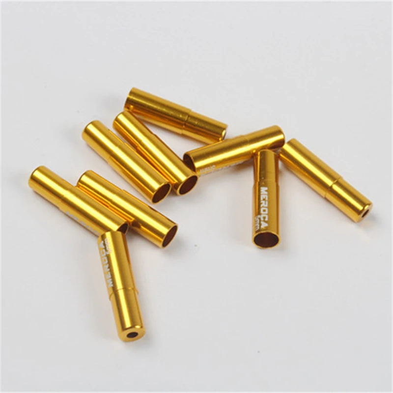 1 Pcs MEROCA Bicycle Colour Shifting Brake Cable Tube Cap Aluminum Alloy AL6061-T6 Bike Parts