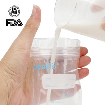 

30pcs 200ml Breast Milk Storing Freezing Container Pouch Breastmilk Freezer Bags Self Standing Milk Storage Bags