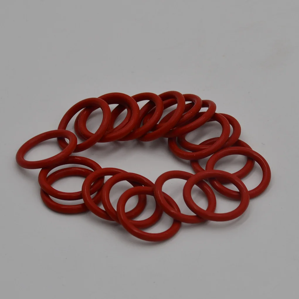 20PCS/Set Replacement for 12AX7 12AU7 12AT7 12BH7 EL84 Tube Damper Silicone Rings Durable Silicone O-Rings
