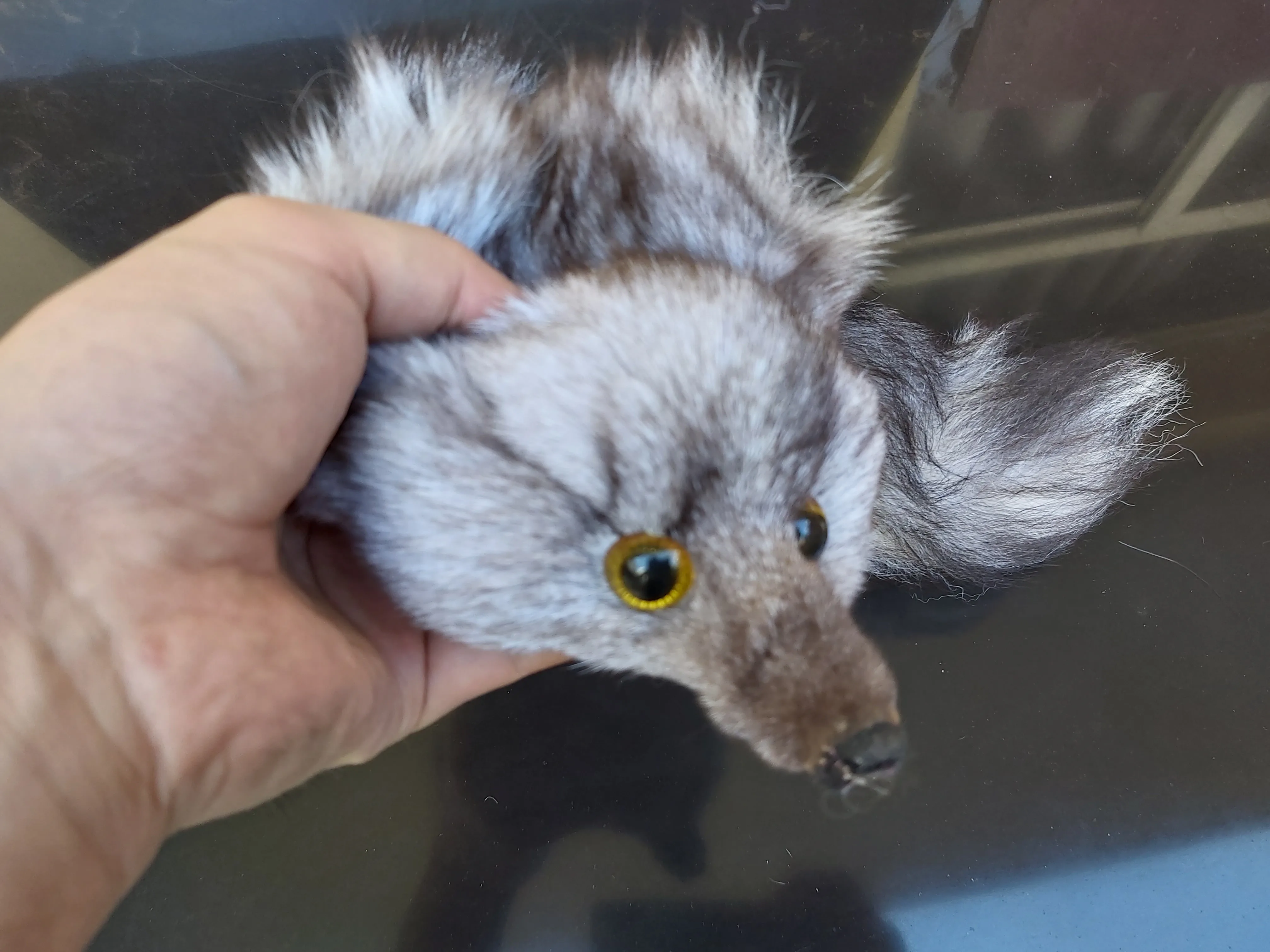 

Nature Fox Tail Fur Fox Taxidermy Tail Toy Furry Plugs Tails Foxtails HEAD