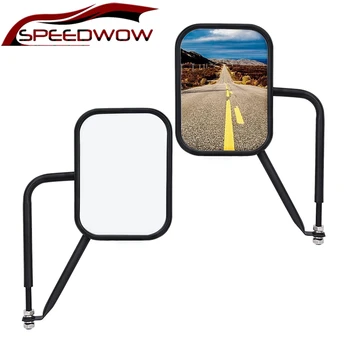 

SPEEDWOW Doors Off Mirrors For Jeep Wrangler JK JL 2007-2020 Shake-Proof Doorless Side Mirror, 2 Pack Of Quick Release Mirrors