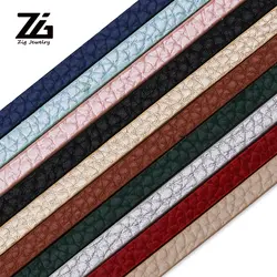ZG 5 мм плоский из искусственной кожи шнур оплетка Diy ювелирных изделий аксессуары, модные украшения делая материалы для браслетов