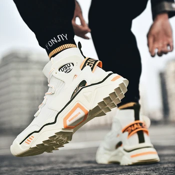 

2020 Hig Top Running Shoes Men Sprot Boots Spring Summer Light Weight Running Sneakers Outdoor Jogging Walkijng Sneakers