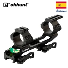 Ohhunt QD прицела 1 дюймов 30 мм кольца Интегральные Пикатинни Ar15 Ak 47 кронштейн с пузырьковым уровнем для охоты оптический прицел