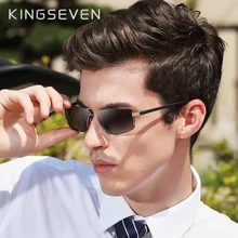 KINGSEVEN, фирменные дизайнерские солнцезащитные очки для мужчин, для вождения, квадратная оправа, солнцезащитные очки, мужские, классические, унисекс, очки Gafas