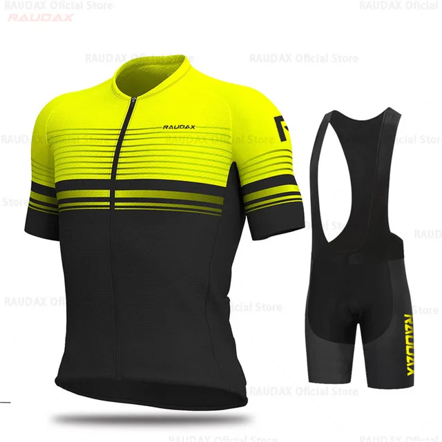 Командная летняя футболка с коротким рукавом, комплект Джерси для велоспорта, одежда для велоспорта, дышащая одежда для горного велосипеда, набор мужских велосипедных шорт - Цвет: cycling jersey set 5
