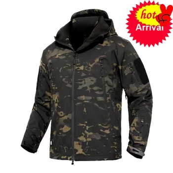 

Gear Soft Tactical Shell Camouflage Outdoors Jacket Set Men Army Casual Waterproof Hunter Warm Clothes Military Hike Jacket