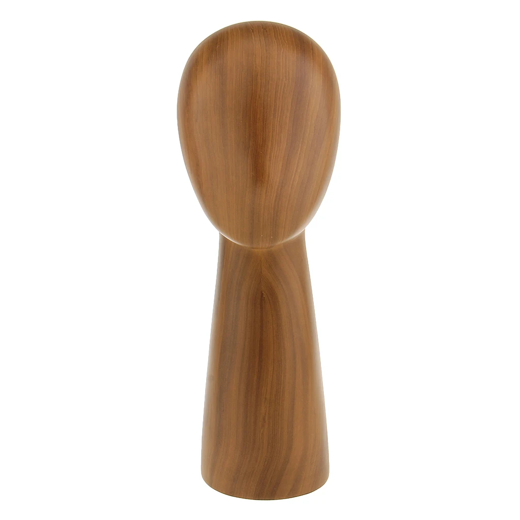 Wood Mannequin Manikin Head Model Hair Wigs Caps Hat Display Holder Stand Block
