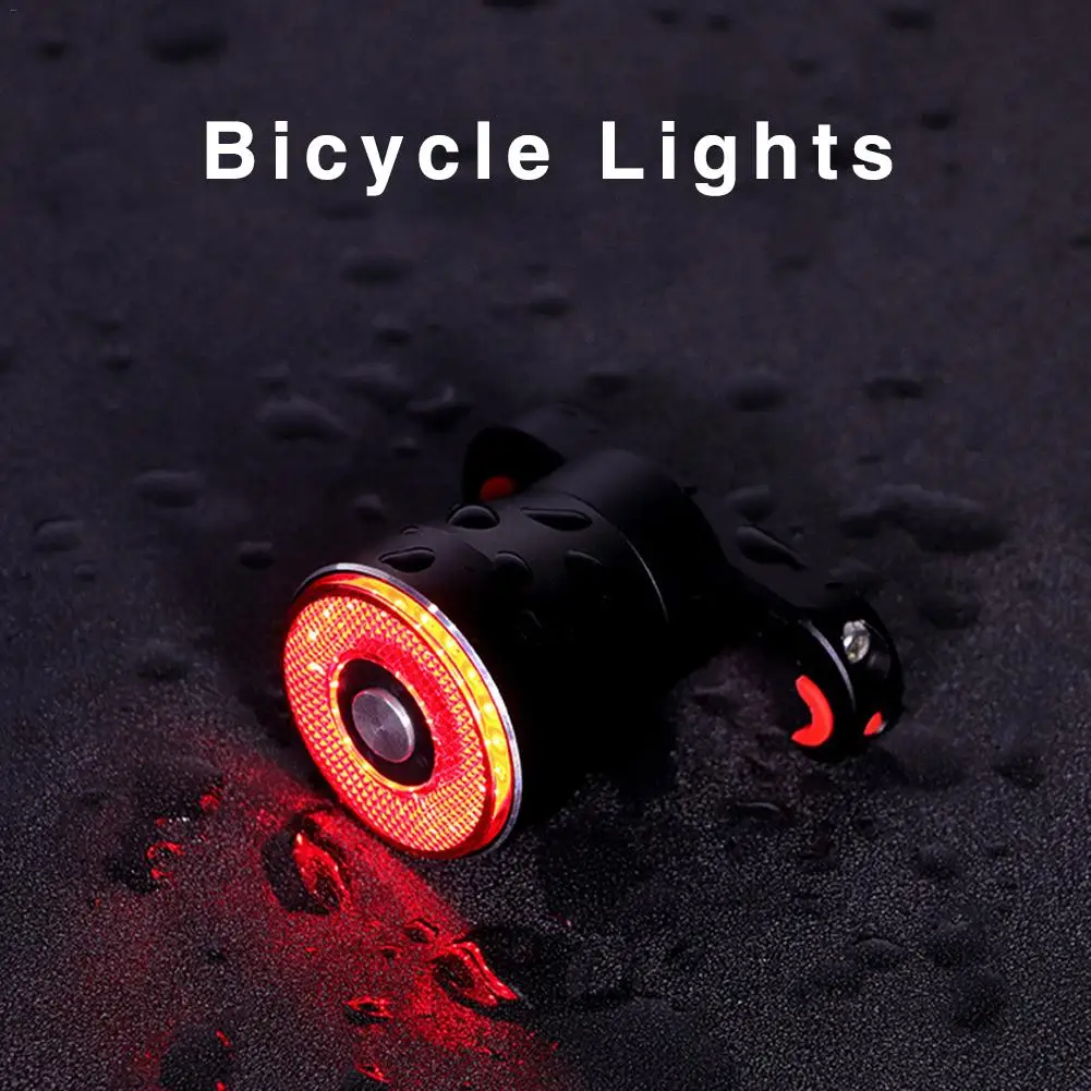 Clearance Smart Cycling Bicycle Lights Tail Light USB Rechargeable Multi Lighting Modes Seat Light Outdoor Cycling Bike Accessories 3 10