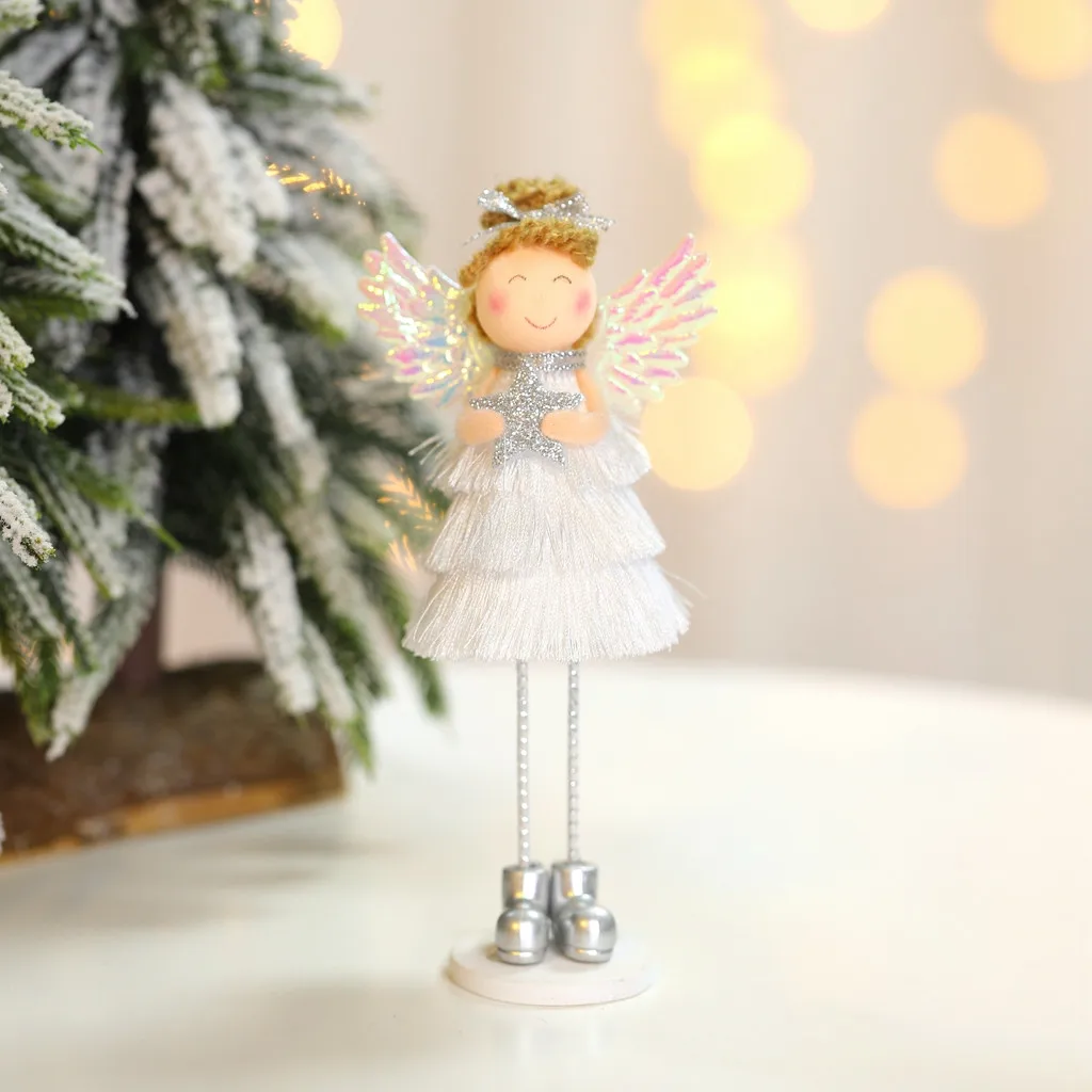 Украшение для дома, Рождественское украшение, милый ангел, кукла, настольное украшение, декор детской комнаты