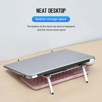 

Foldable Multifunction Phone Tablet Laptop Aluminum Alloy Stand Folding Desktop Support Holder Heat Dissipation SP99