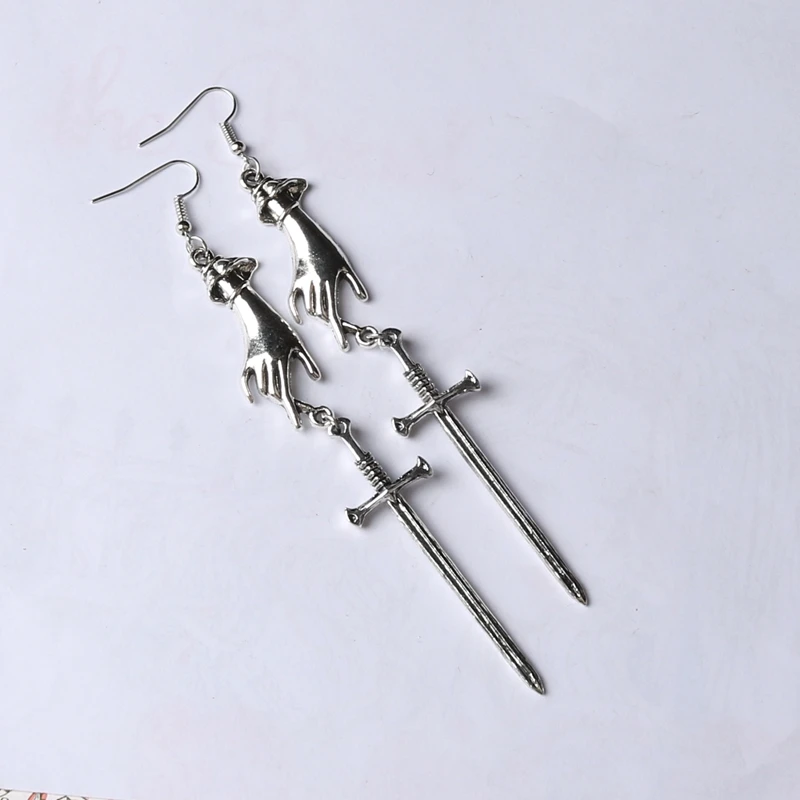 Earrings Dangle Earrings Earrings Silver Color Statement New Fashion Women Gift Aliexpress