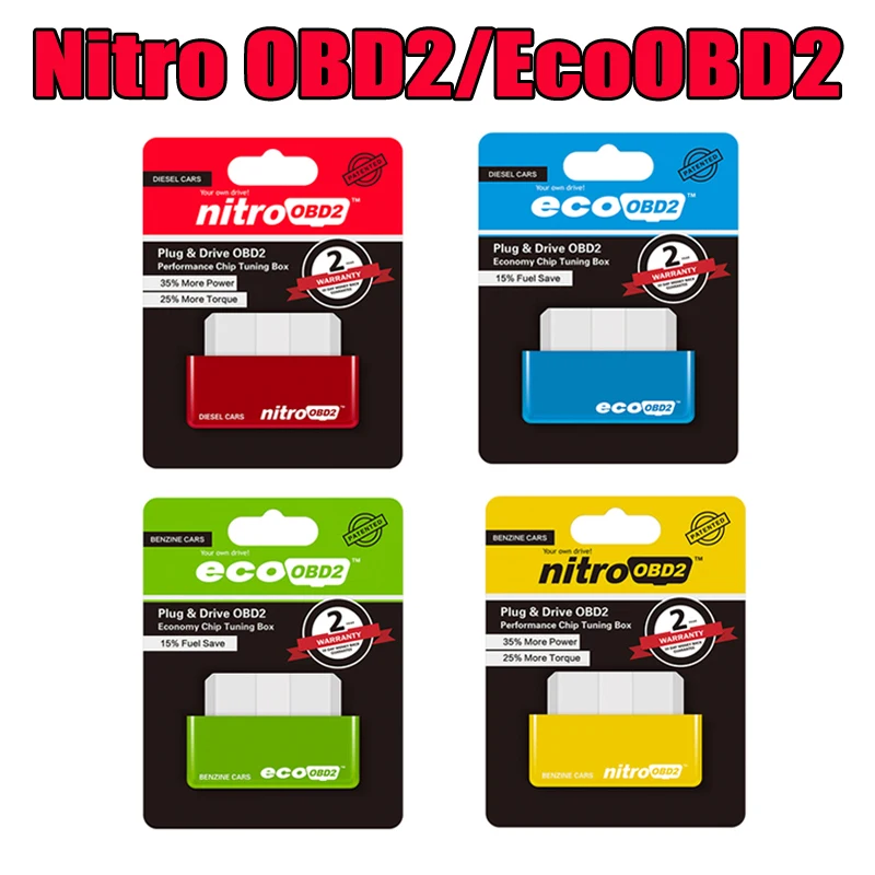 Eco Nitro Ecoobd2 Nitro 15% Carburante Nitro Obd2 Eco Obd2 Per Benzina Diesel Benzina Spina E Driver Per Auto Risparmia Più Scatola Di Sintonizzazione