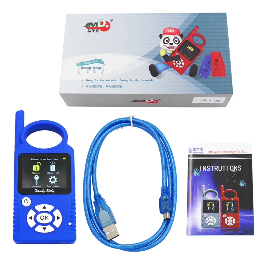 HandyBaby 3 Wifi - JMD – copieur de clé de voiture portatif, programmateur de clé automatique pour puce transpondeur 4D/46/48/G/KING/rouge, copie G/96bit 48