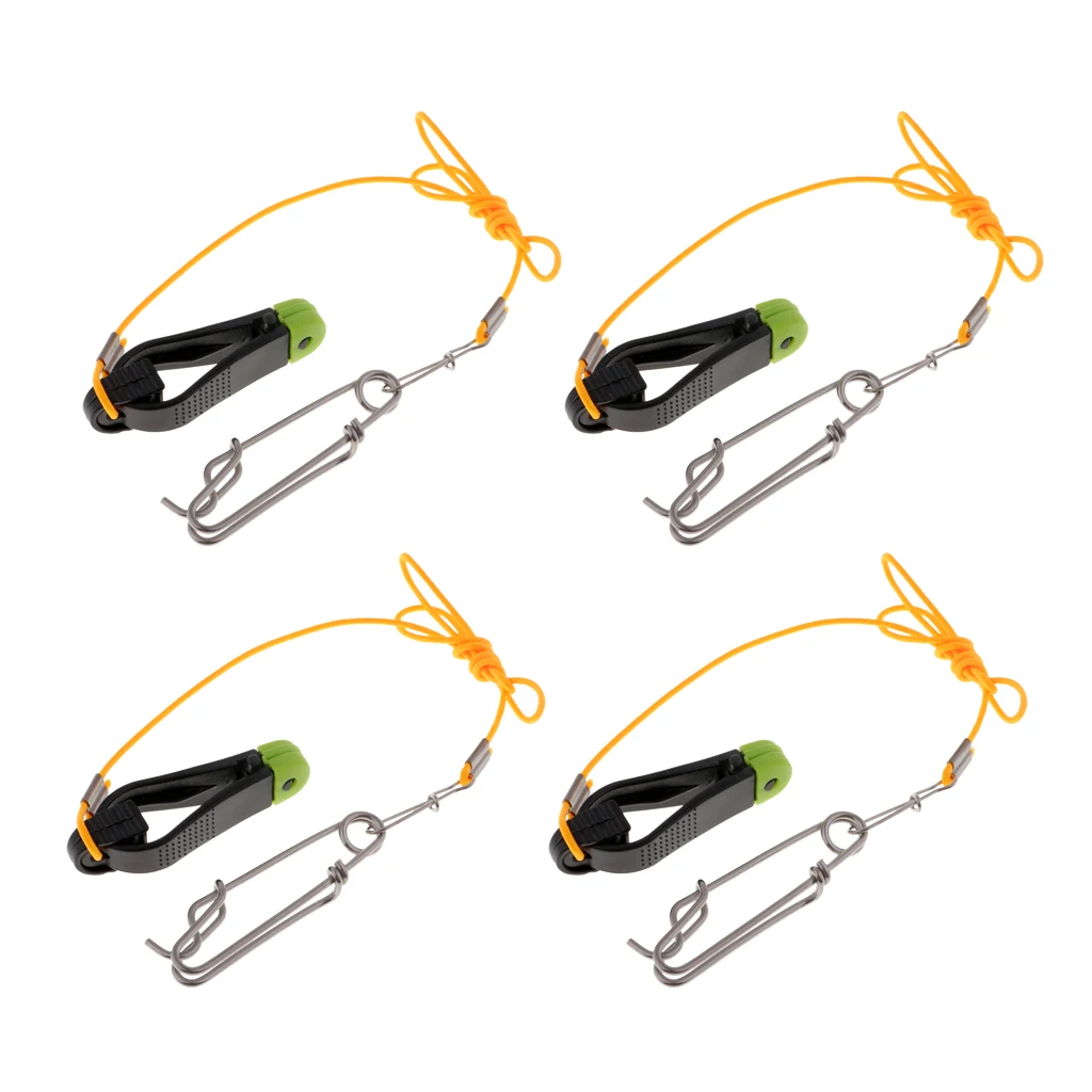 Sporting Goods 4pcs Power Grip Release Clip Outrigger Downrigger