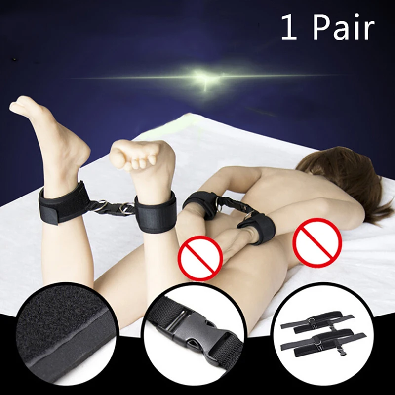 Игры для взрослых БДСМ связывание ножной браслет ограничители секс-наручники с