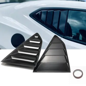 

EPMAN 2 Pcs/set Rear Quarter Window Louvers Sun Shade Spoiler Panel Fit for Chevrolet Chevy Camaro 2016-2020 EPSY703TW