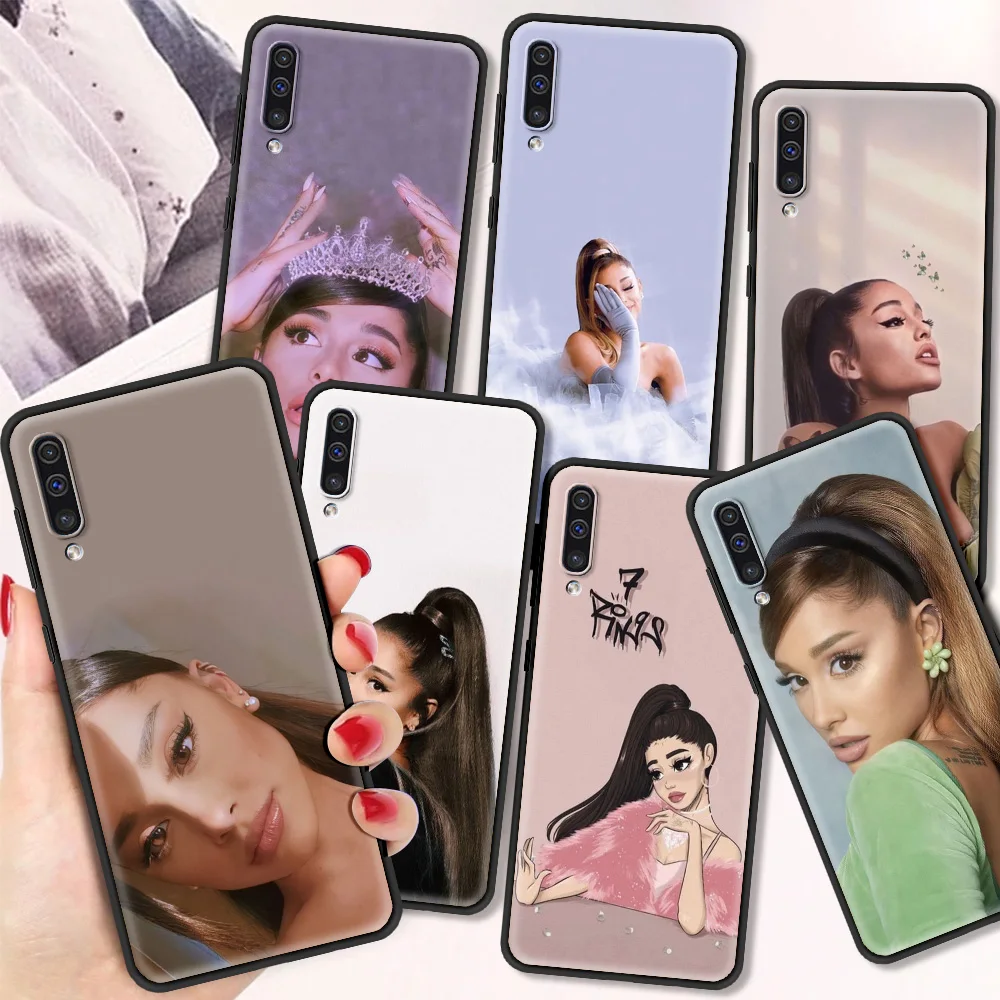 Ударопрочный чехол Ariana Grande для Samsung A12 A32 A52 A71 A50 A51 A70 чехлы черный мягкий из ТПУ Samusng